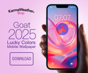 2025 trend colors for the Goat: download the mobile wallpaper