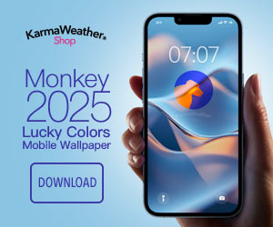 Trend colors 2025 for the Monkey: download the mobile wallpaper