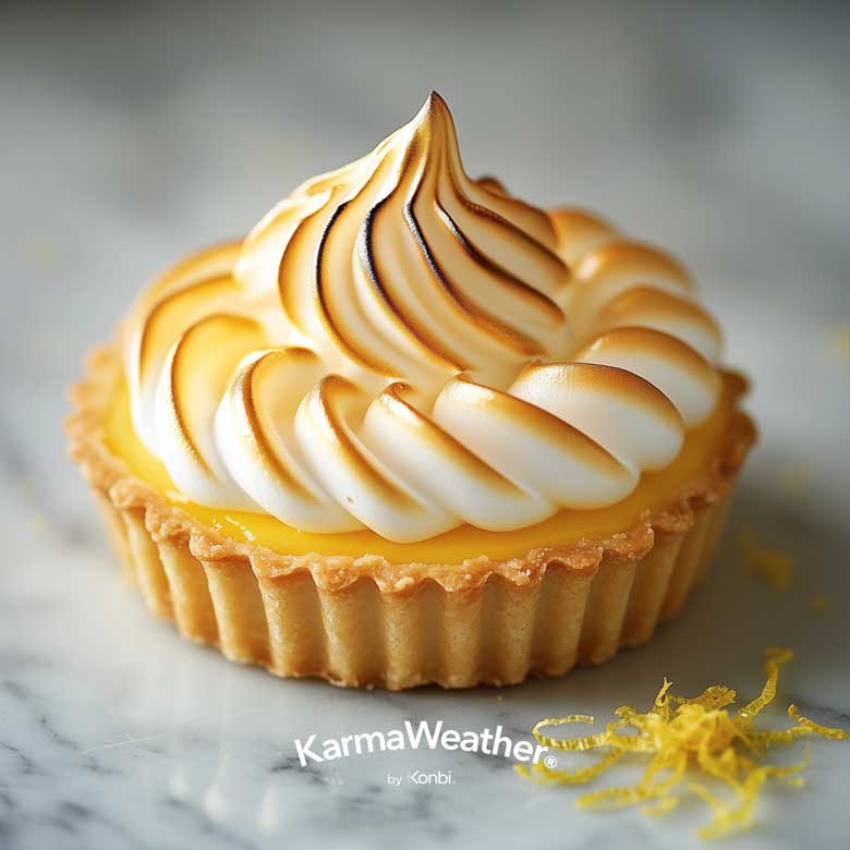 Snake and Lemon Meringue Tart